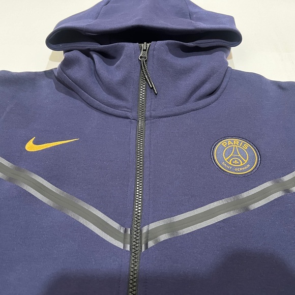Nike x Paris Saint Germain, Tech Fleece, DV4297 498, Blue - Picture 2 of 16